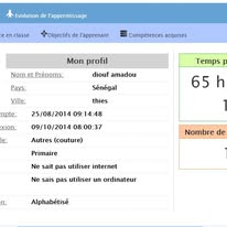 Profil apprenant Deouf Amadou · APC BAI · Sénégal Thiès